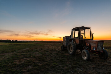Fototapeta premium Tractor