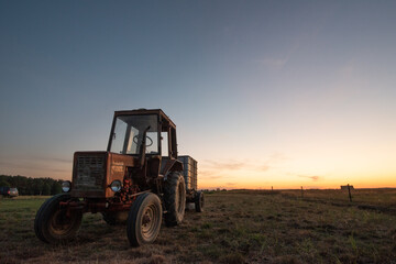Fototapeta premium Tractor