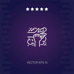 hand washing vector icon modern illustrator