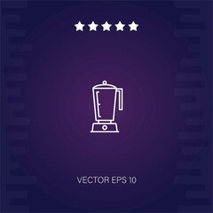 blender machine vector icon modern illustration