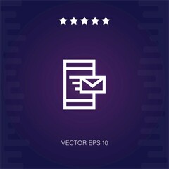 email vector icon modern illustration