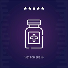 pills vector icon modern illustration