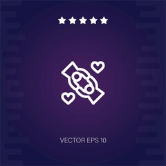 love vector icon modern illustration