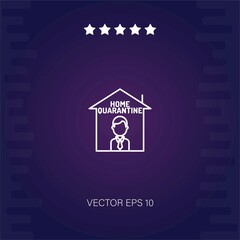 quarantine vector icon modern illustration