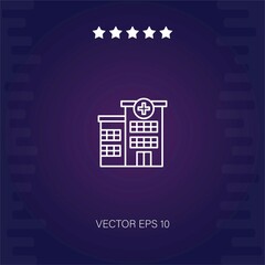 hospital vector icon modern illustration