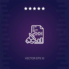 marketing vector icon modern illustration