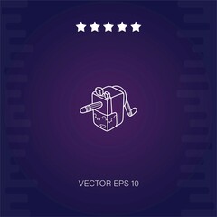 sharpener   vector icon modern illustration