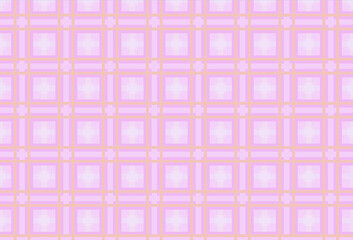 Seamless tartan plaid pattern in shades of pink ,red, orange for thumbnail ,blog, background .computer generated image