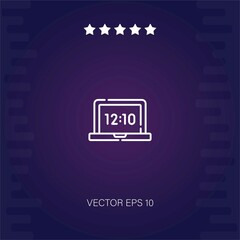 laptop vector icon modern illustration