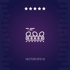 Obraz premium conveyor vector icon modern illustration