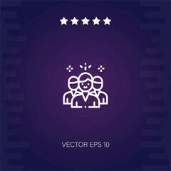 Fototapeta premium group vector icon modern illustration