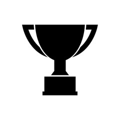 Trophy Cup icon, logo isolated on white background