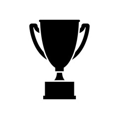 Trophy Cup icon, logo isolated on white background