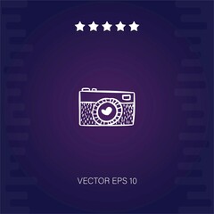 camera vector icon modern illustration
