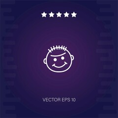 cheeky vector icon modern illustration