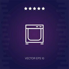 drying machine vector icon modern illustration