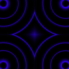 abstract blue background with circles