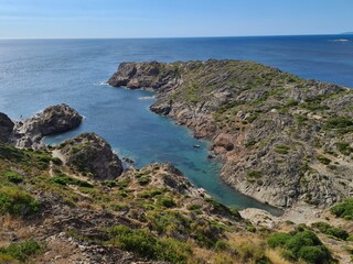 coast of the sea Costa Brava