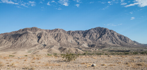 Mountains on the Mexicali Valley in Baja California, MEXICO. Landscape on the road from Mexicali to Tecate.