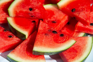 slices of watermelon