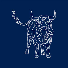 Christmas and new year cards with symbols of the new year of the bull and winter holidays. Can be used for banners, greeting cards, gifts, etc. Holiday card, with Christmas tree and winter holiday