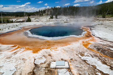 Crested Pool at Yellowstone National Park