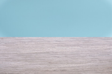 Two color walls texture for background, old wood and lightblue
