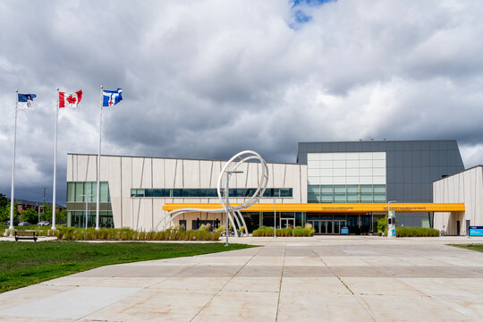 Toronto, Canada - August 29, 2020: Toronto Pan Am Sports Centre in Toronto, Canada. The Toronto Pan Am Sports Centre is a sports complex Co-owned by the City of Toronto and the University of Toronto. 