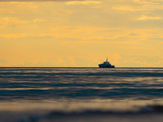 The Baltic Sea at sunset