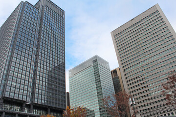 Fototapeta na wymiar 東京丸の内の風景