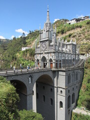Santuario de Nuestra Se&ntilde;ora del Rosario de Las Lajas.  LAS LAJAS, COLOMBIA