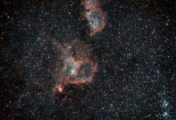 DeepSky Heart and Soul Nebuale Nebulose Anima e Cuore