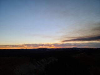 Obraz premium Sunset over Bryce Canyon