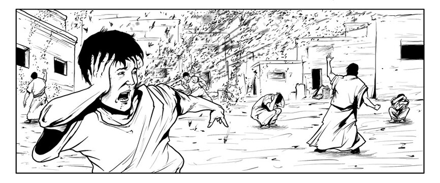 Running from the plagues 