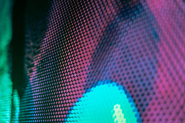 CloseUp LED blurred screen. LED soft focus background. abstract background ideal for design.
