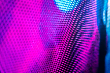 CloseUp LED blurred screen. LED soft focus background. abstract background ideal for design.