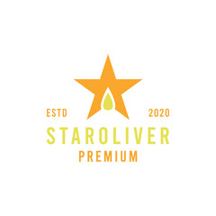 Star Oliver silhouette Premium Vector Logo illustration design