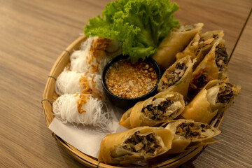 Vietnamese Spring Rolls and Vermicelli