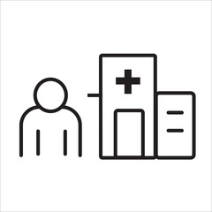 Obraz premium Covid-19 and Protect icons set ,Vector