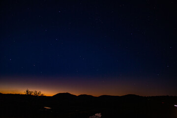 night sky with stars