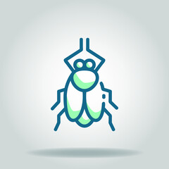 fly icon or logo in  twotone
