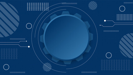 Obraz premium Circuit technology background