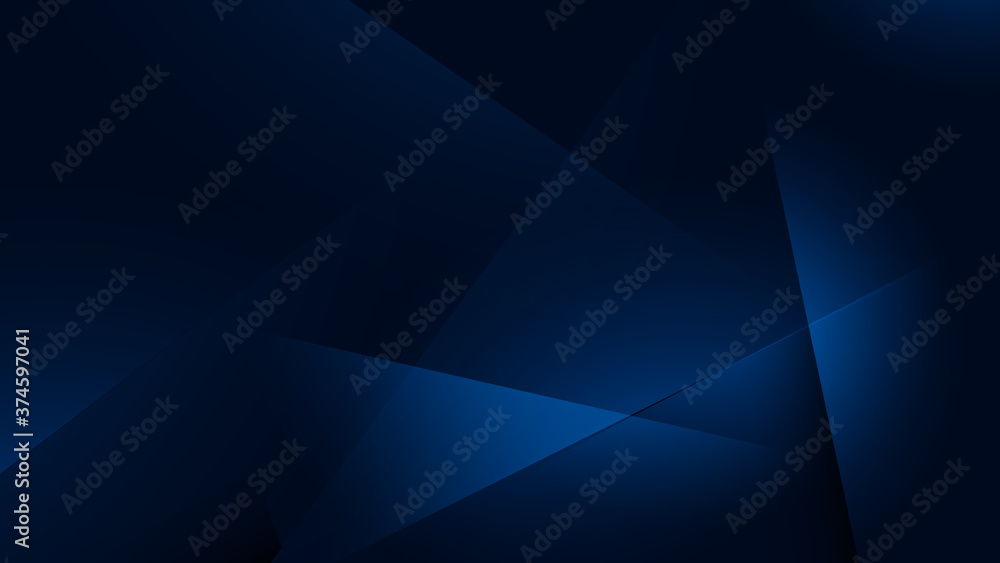 Aufkleber blue abstract futuristic geometric poly technology background. science and technology. vector illust