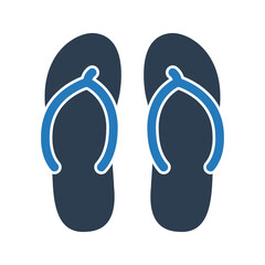 Footwear Slippers Flip Flop Icon