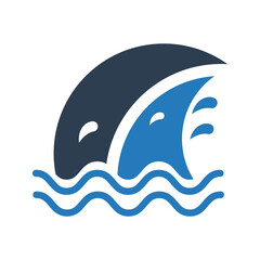 Waves Sea Ocean Vector Icon, wave icon