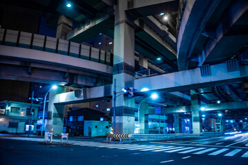 箱崎ジャンクションの夜景