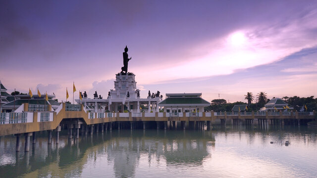 Singburi  sleep monk  place Thailand landmark temple   