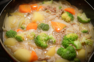 具だくさんのホワイトシチュー