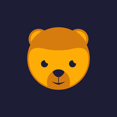 cute cartoon bear logo