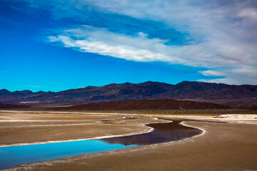 Fototapeta na wymiar Death Valley Landscapes in Death Valley National Park, California.